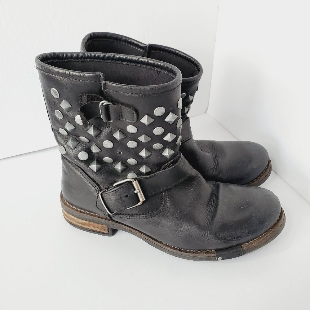 BULLBOXER Edgy Genuine Leather Moto Boots - Picture 7 of 7
